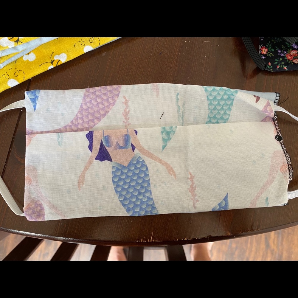 Mermaid cloth mask
